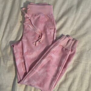 Figs Zamora Joggers in Marbled Rose!